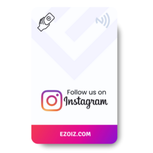 Ezoiz Follower Booster Instagram NFC Card