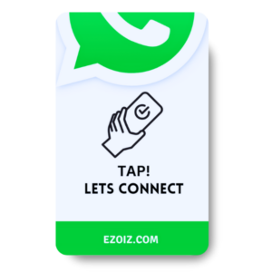 Ezoiz Digital WhatsApp NFC Card